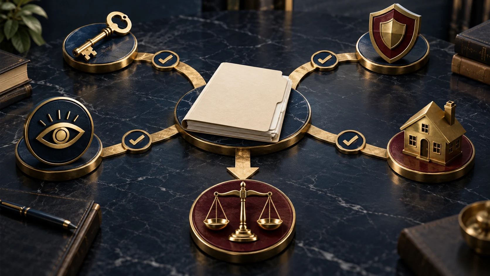 公司贷款担保中只签“配偶确认”，会承担什么责任？：AI生成的证据与办理路径示意图，不代表真实个案或材料